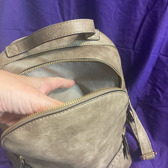 Boutique Backpack- Taupe - Picture 5 of 8